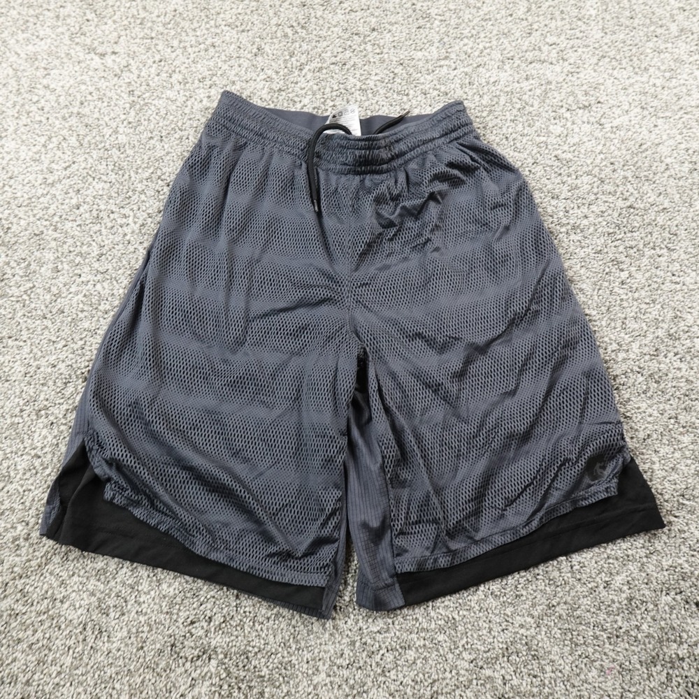 VTG And1 Shorts Mens S Gray Mesh Drawstring Basketball Gym‎ Athletic Baggy Y2K